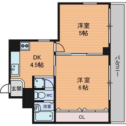 サンビラ大手前の物件間取画像